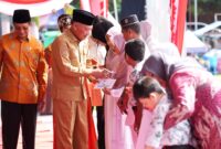 Wagub Malut mendampingi Menteri Agama RI saat kunjungan kerja di wilayah Maluku Utara