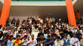 Staf Ahli Gubernur Bidang Ekonomi, Keuangan, dan Pembangunan, Abdullah Assegaf, meresmikan sekaligus membuka Masa Pengenalan Lingkungan Sekolah (MPLS) Tahun Ajaran 2026/2027