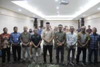 Workshop dan Sosialisasi Penyusunan Dokumen KRB yang diselenggarakan Badan Penanggulangan Bencana Daerah (BPBD) Provinsi Maluku Utara di lantai III Muara Hotel Ternate, Kamis (9/7/2026).