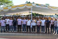 Anggota KMI bersama dengan Wagub Malut, Sarbin Sehe