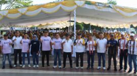 Anggota KMI bersama dengan Wagub Malut, Sarbin Sehe