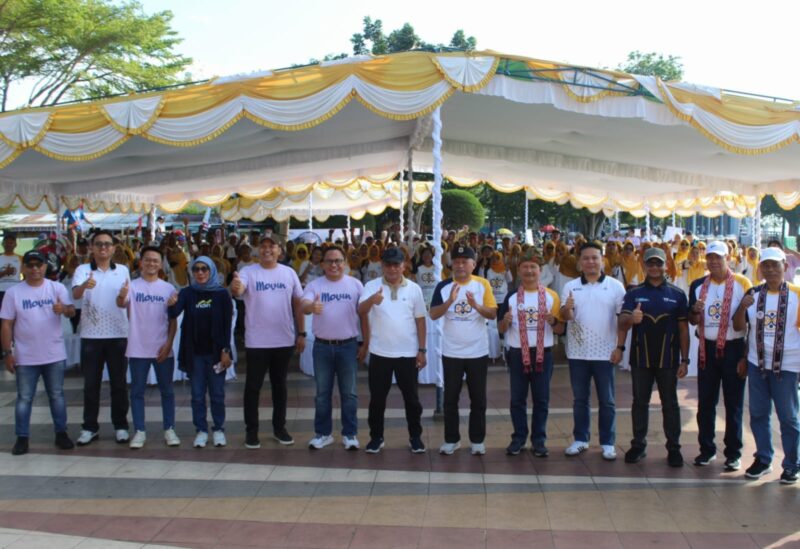 Anggota KMI bersama dengan Wagub Malut, Sarbin Sehe