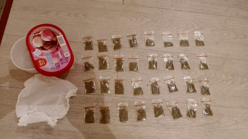Barang bukti yang berhasil diamankan oleh Ditresnarkoba Polda Malut