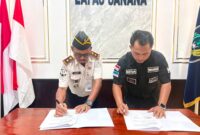 Kepala Lapas Kelas IIB Sanana dan Kepala YLBH Walima Sula