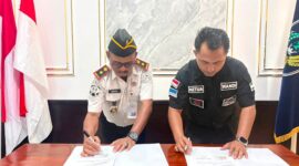 Kepala Lapas Kelas IIB Sanana dan Kepala YLBH Walima Sula