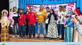Kebersamaan dan kekompakan masyarakat KKSS dalam memeriahkan HUT ke-81 RI