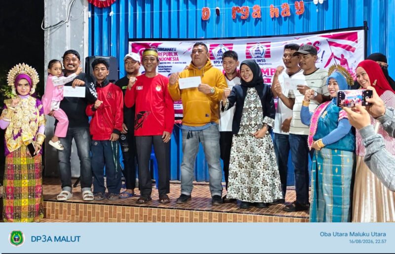 Kebersamaan dan kekompakan masyarakat KKSS dalam memeriahkan HUT ke-81 RI