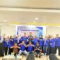 Kasubag Perencanaan dan Fungsional Perencanaan Dinas Pekerjaan Umum dan Penataan Ruang (PUPR) Provinsi Maluku Utara, Ir. Ibnu Salam, ST., M.PWK (tengah) bersama Peserta seminar dan sosialisasi Aplikasi webGIS Tata Ruang Provinsi Maluku Utara
