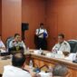 Wakil Gubernur Maluku Utara, H. Sarbin Sehe, saat menerima audiensi Kepala Kantor Wilayah Direktorat Jenderal Pemasyarakatan Malut, Bagus Kurniawan, beserta jajaran pada Rabu (12/8/2026) di Ruang Rapat Wakil Gubernur.

