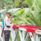Salah satu pembangunan dilakukan Satuan Brimob Polda Maluku Utara di Desa Salube, Kecamatan Loloda, Kabupaten Halmahera Utara