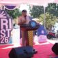 Sambutan Wakil Gubernur Malut Sarbin Sehe dalam acara pembukaan Hiri Fest
