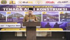 Pelatihan, Uji Kompetensi secara resmi dibuka oleh Wakil Gubernur Maluku Utara, H. Sarbin Sehe