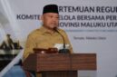 Wakil Gubernur saat membuka Pertemuan Reguler KPBP Tuna Provinsi Maluku Utara.