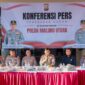Konfrensi pers Kapolda Maluku Utara Irjen Pol. Arif Budiman, S.I.K., M.H., 
