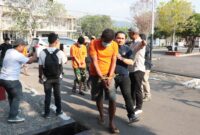 Para pelaku berhasil diamnkan atas kasus yang terjadi di Patani Barat