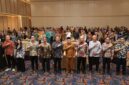 Wakil Gubernur Sarbaini A Karim bersama peserta dan penyelenggara kegiatan Talkshow dan Business Matching Diseminasi Kebijakan Kemitraan Usaha Nasional oleh Kementerian Investasi dan Hilirisasi/BKPM