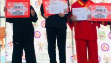 Lisa Istifadha Ishak juara 1 Fighter Putri Pencak Silat Kelas A