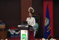 Gubernur Sherly menyampikan pidato pada Paripurna Istimewa HUT ke-27 Provinsi Maluku Utara